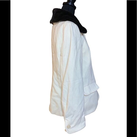 Marvin Richards Button Front Corduroy Wool Coat - Picture 3 of 6